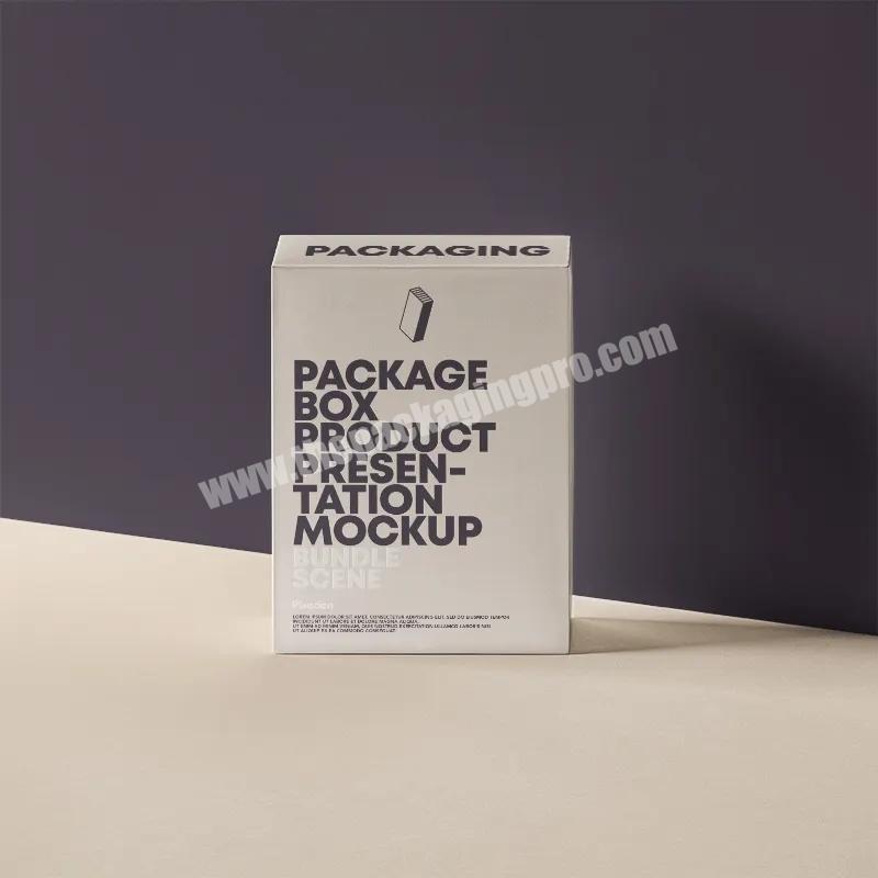 Factory price high quality rectangle customer printing logo Repellent liquid cardboard packaging paper box