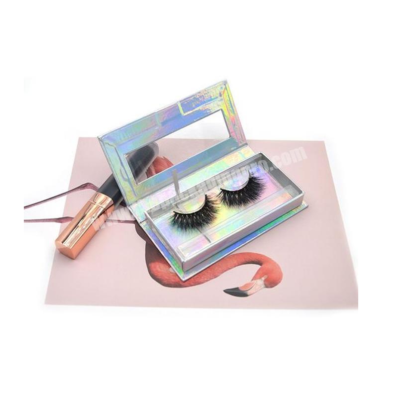 Fancy printed false eyelashes make your own brand custom lash packaging eyelash box luxury private label empty lash box