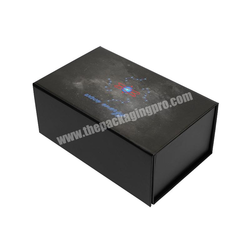 Flap Lid Packaging Cardboard Folding  Custom Magnetic Closure Gift Packaging Box