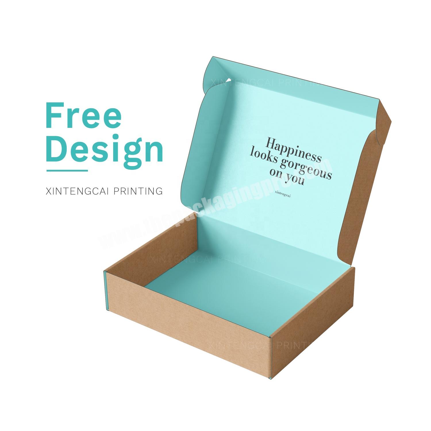 Free Design Cyan Custom Printed Paper Packaging Box, Fitness  Wellness  Vitamin & Supplement  Self Care Subscription Box
