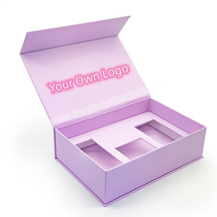 Good Price Cardboard Magnetic Lid Folding Cosmetic Beauty Skin Care Products Set Packaging Box with Logo