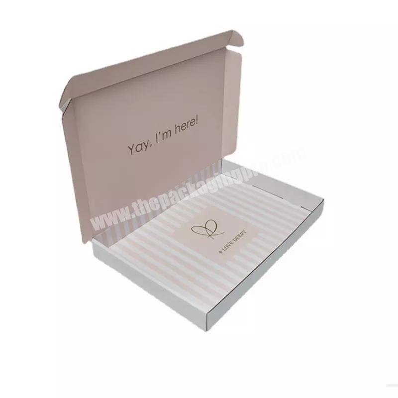 Good quality accepted custom color corrugated airplane box with logo