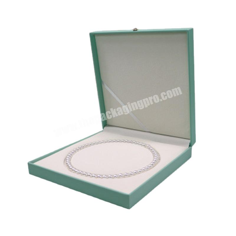 Green Jewelry Organizer Ring Box Jewellery Manufacturer Bracelet Necklace Box As Luxury Gift Packaging