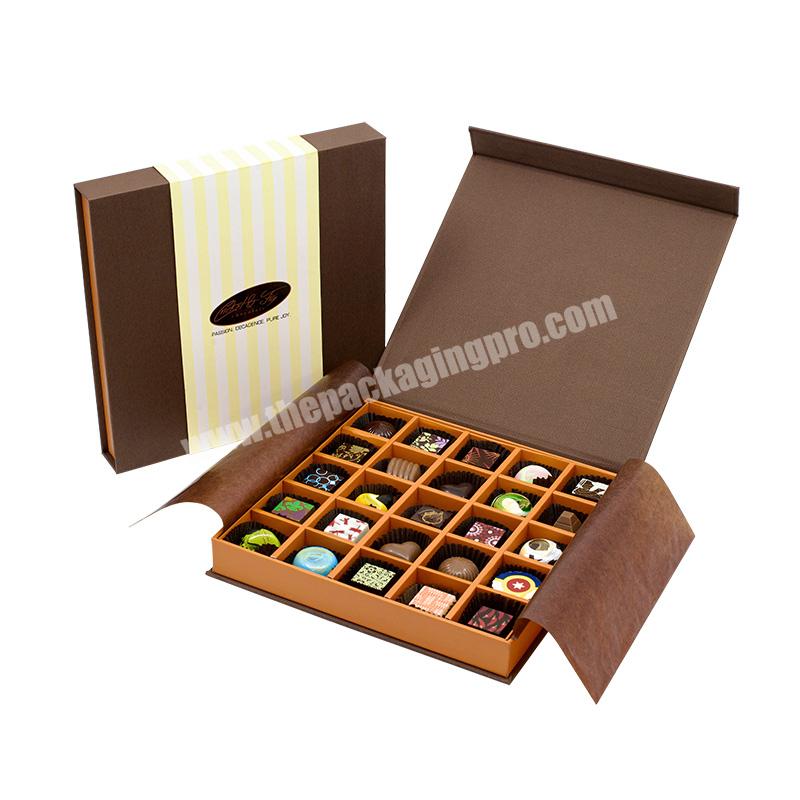 Handmade Recyclable Customized Printing Logo Cardboard Paper Box Gift Box Luxury Chocolate Packaging Drawer Boxes For Dessert
