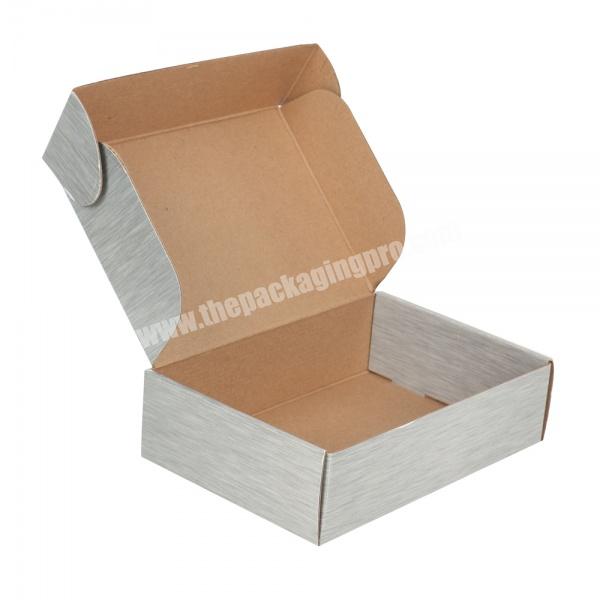 Hard Paper Mailer Gift Trade Reasonable Price Corrugated Kraft Custom Clothing Package Box