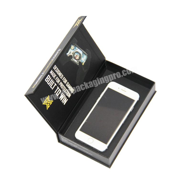 High End Cover Packaging Dongguan Manufacturer Custom Paper Rigid Paper Box for mobile phone case