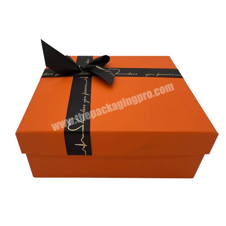High Quality Custom Color Rigid Flat  Gift Packaging Box Cardboard Boxes