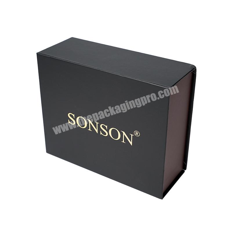High Quality Customize Handmade Foil Stamping Logo Print Packing Gift Box Wholesale Cardboard Paper Magnetic Closure Flip  Box