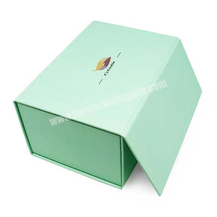 High Quality Customize Size Logo Printing Paper Packing Gift Box Wholesale Beautiful Coated Paper Magnetic Folding Packing Box