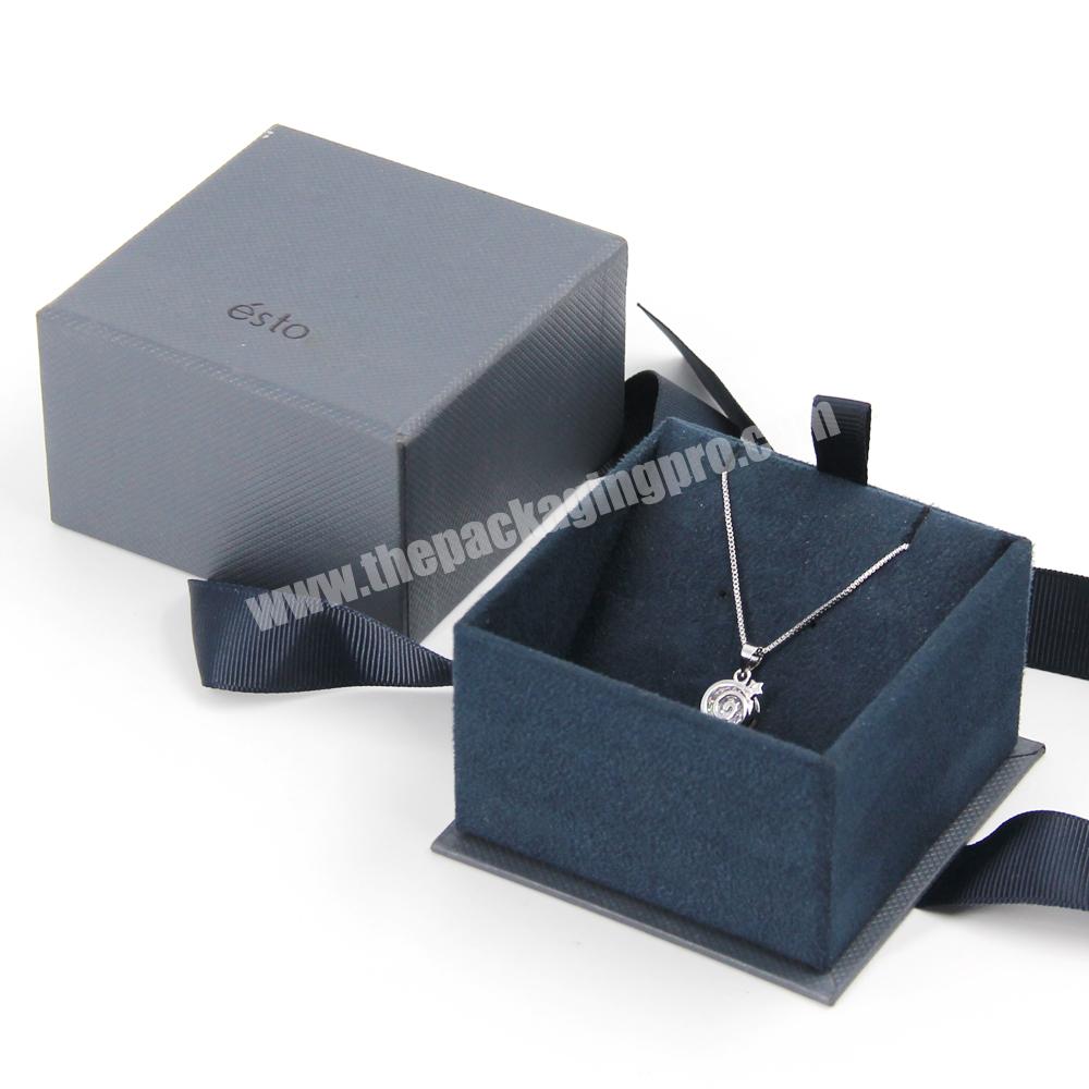 High quality custom logo jewelry box packaging ring necklace jewelry photography light box luxury jewelry paper box
