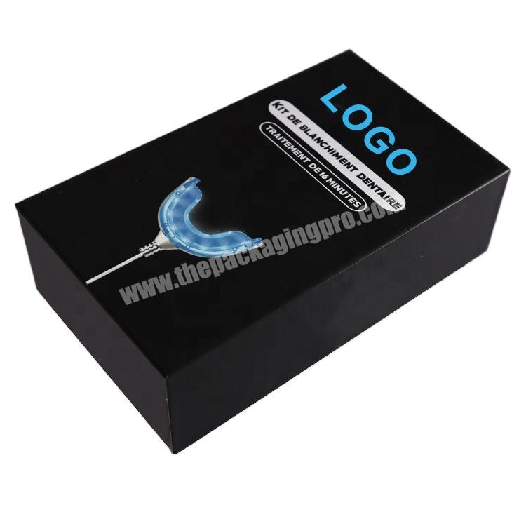 Hot Sale Manufacturing Premium Gift Customized Paper Dividers Rigid Cardboard Packaging Teeth Whitening Kit Box