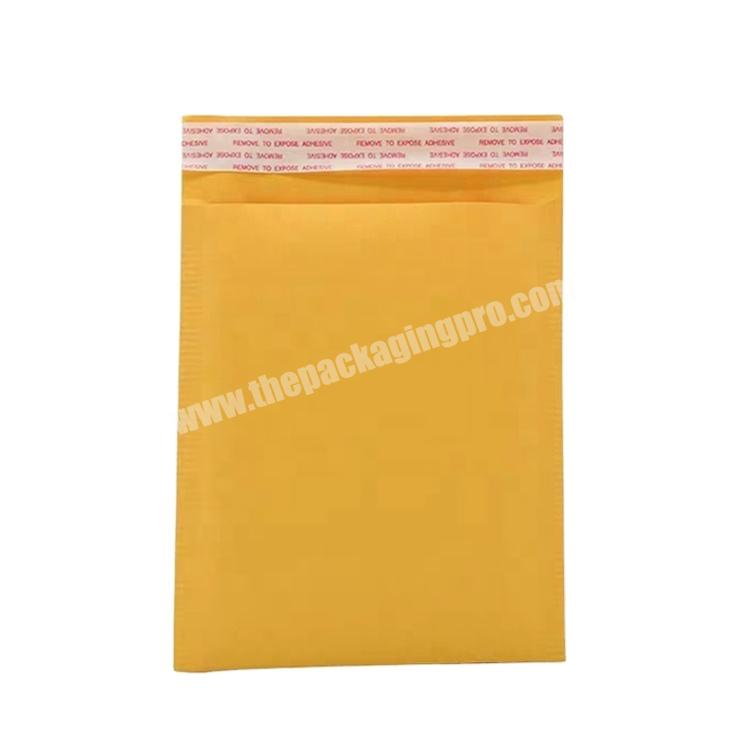 Hot Sell Most Popular Padded Kraft Paper Cosmetic Packaging Bottle Pack Bubble Bag
