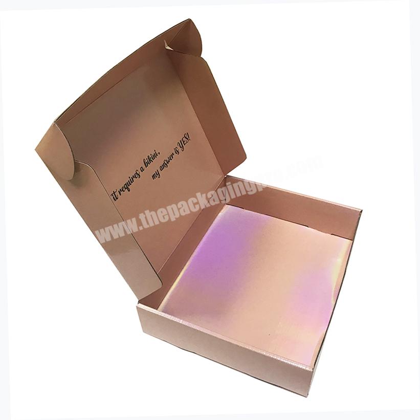 Hot sale good quality custom printing corrugated packaging clothes shipping paper gift box