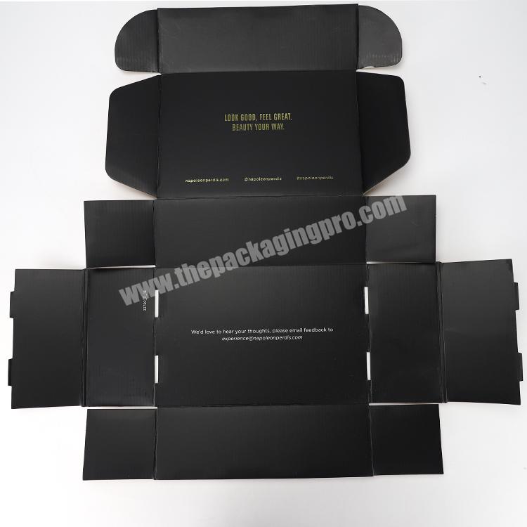 Hot sale recycled eco friendly custom logo luxury printed packing corrugated shipping kraft mailer boxes