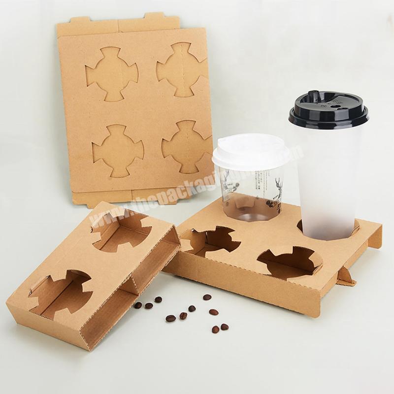 Hot selling high-quality coffee paper cup holder disposable strong paper cup holder