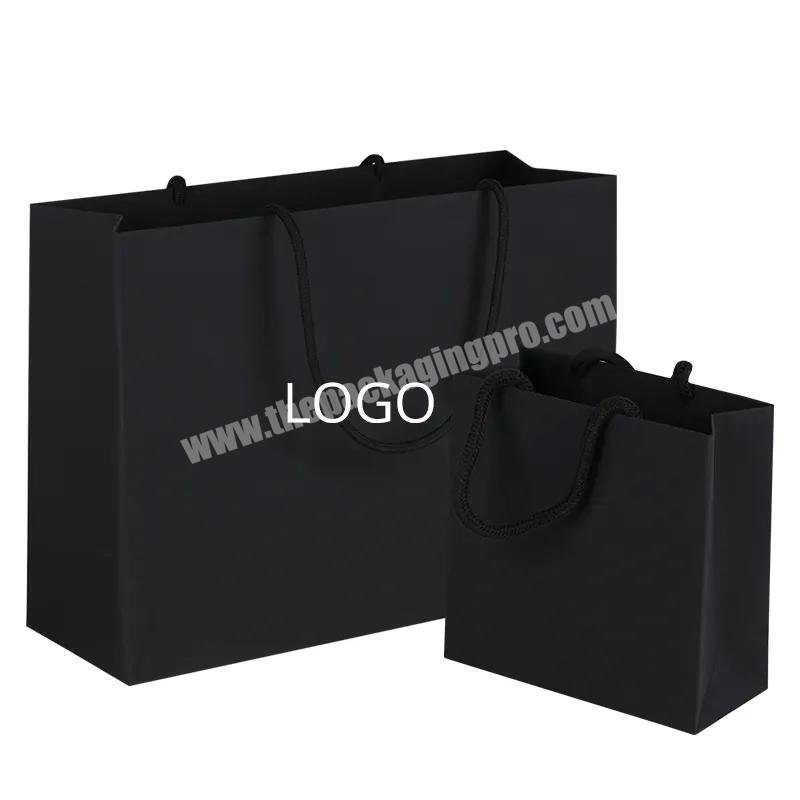 Hot selling wholesale custom bright color small clothing gift packaging portable kraft shopping paper bags