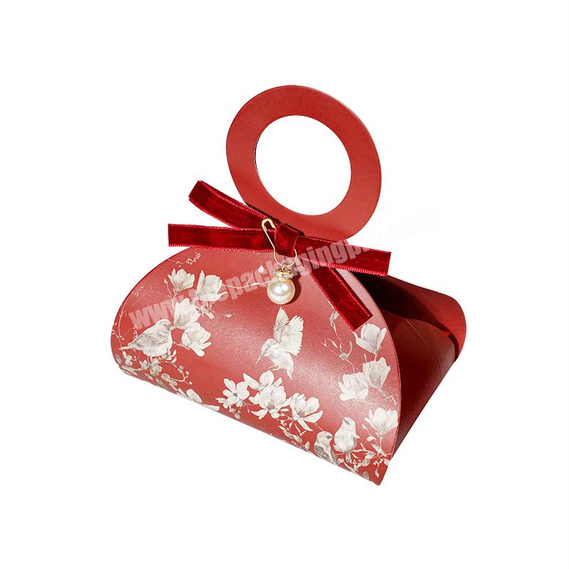 In Stock New Style Printed Wedding Gift Box Candy Packaging Paper Box