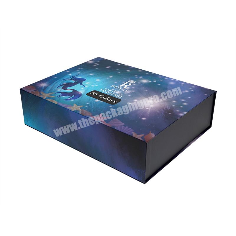 Large Luxury Custom Book Shaped Boxes with Logo  Magnetic  Recyclable Rigid Cardboard Paper Packaging Skincare Box
