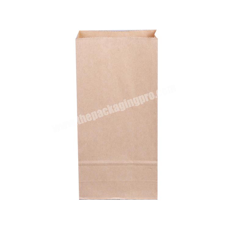 Latest Producing China Factory Oem Service Food Kraft Paper Bag Waterproof Grease-proof Bag