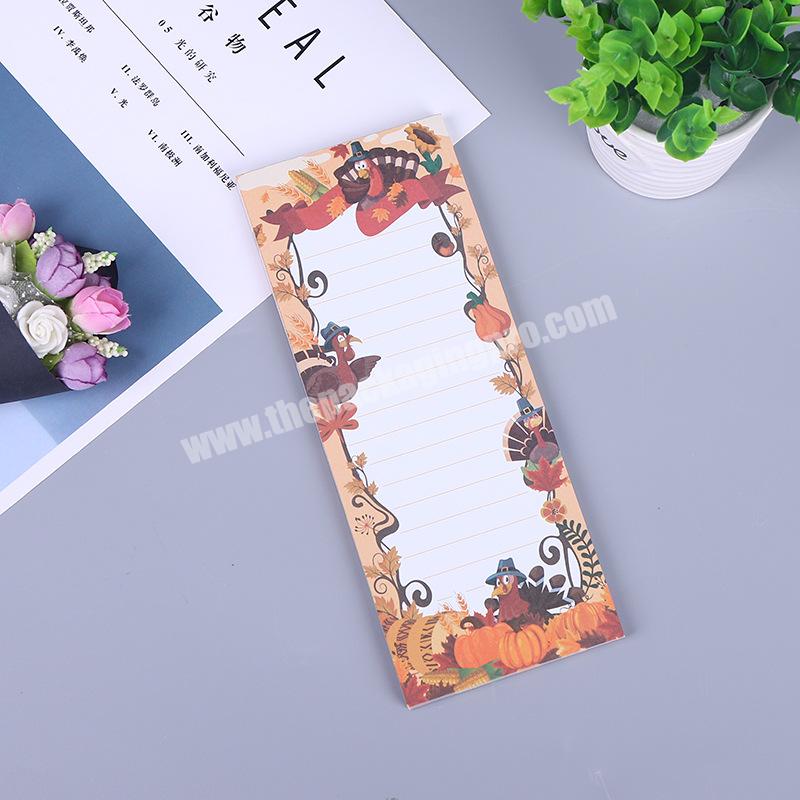 Low MOQ Custom Printed Tear Off Notepad Stationery 100gsm Thick Cute To Do List Memo Pad with Logo