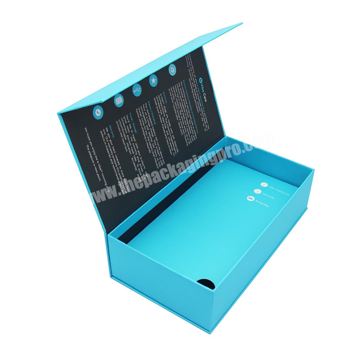 Luxury Black Book Shaped Rigid Cardboard Foldable Gift Box Paper Clamshell Magnetic Gift Box Rectangular Print Custom Brand
