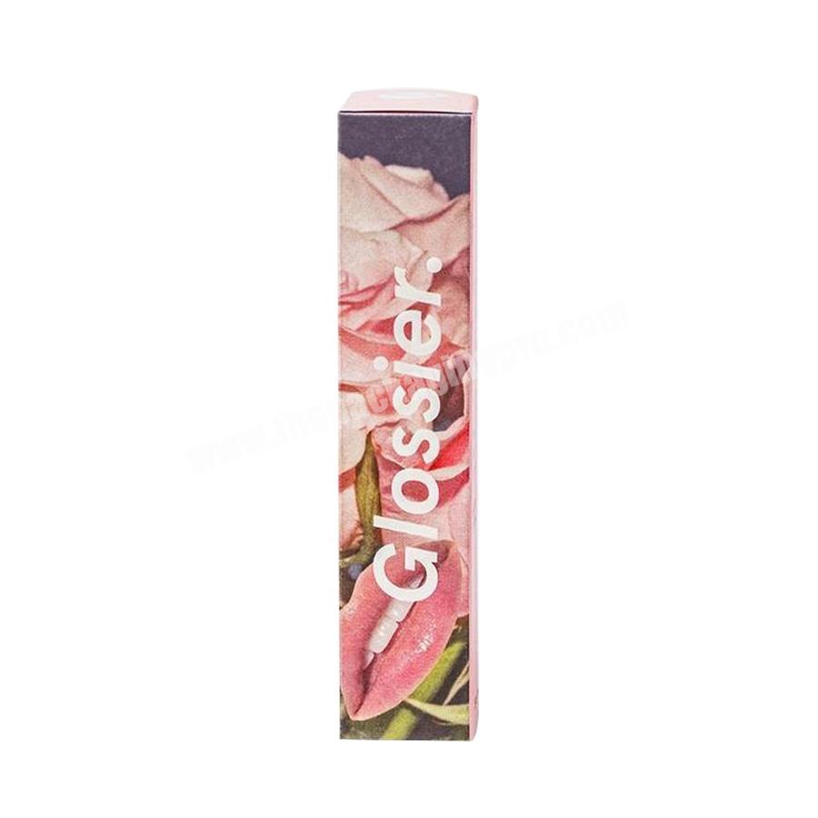 Luxury Brand New Recycled Custom Logo Cosmetic Lipstick Lip Gloss Tube Packaging Paper Box