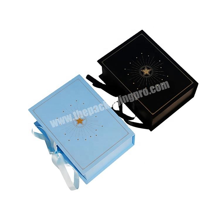 Luxury Customised Printed Magnetic Clothing Packaging premium Gift Box with logo