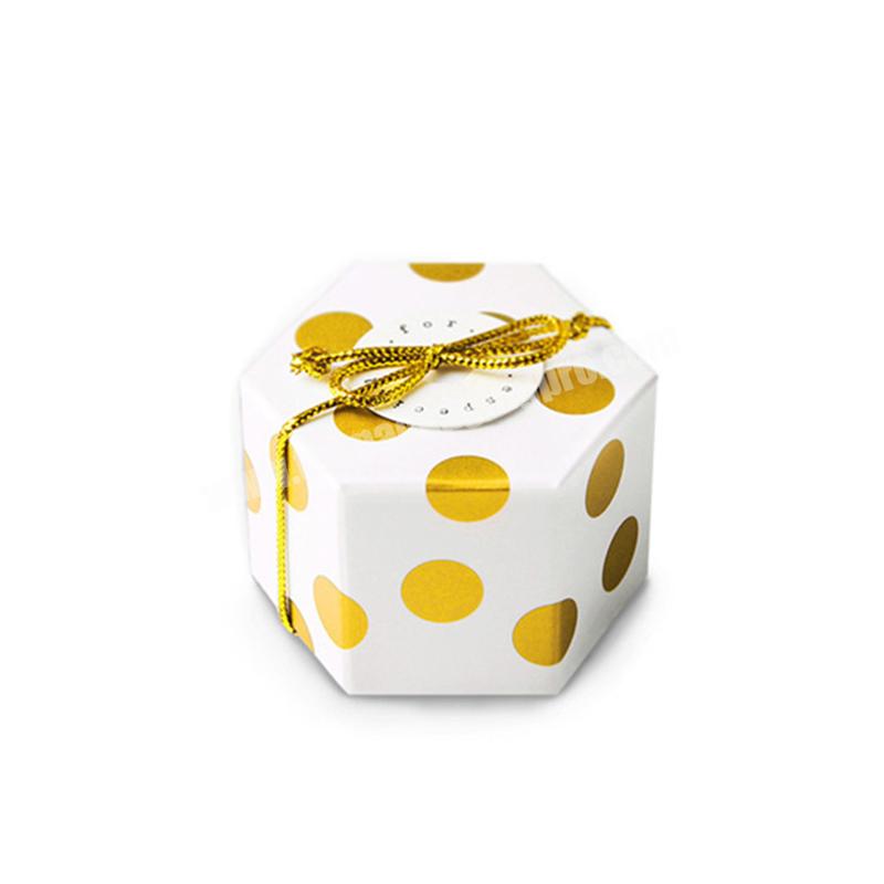 Luxury Hexagon Chocolate Box Manufacturer Wholesale Custom Kraft Paper Food Grade Gift Packaging Chocolate Box