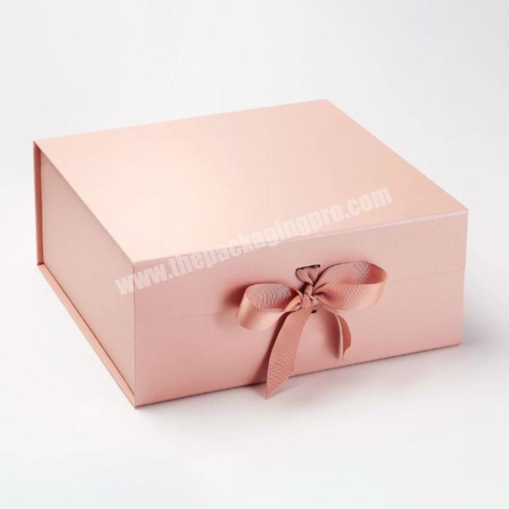 Luxury Magnetic Folding Package Box For Dress Small Business Foldable Drawer Socks Underwear Bra Box Storage