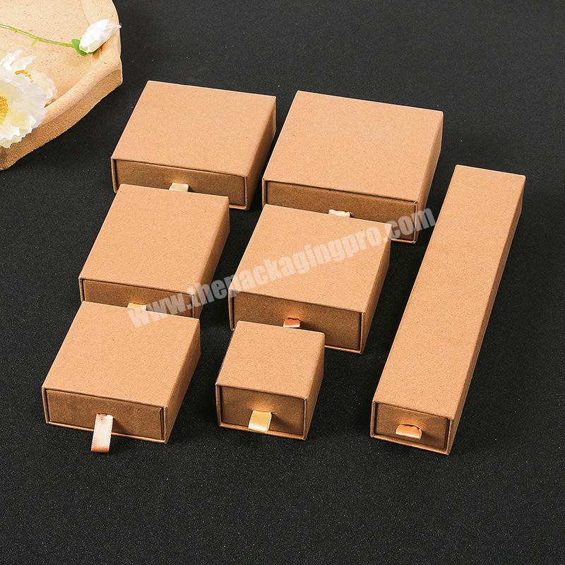 Luxury Pink Gift Box Custom Printed Cardboard Paper Packaging Cosmetics Drawer Boxes With Silk Ribbon