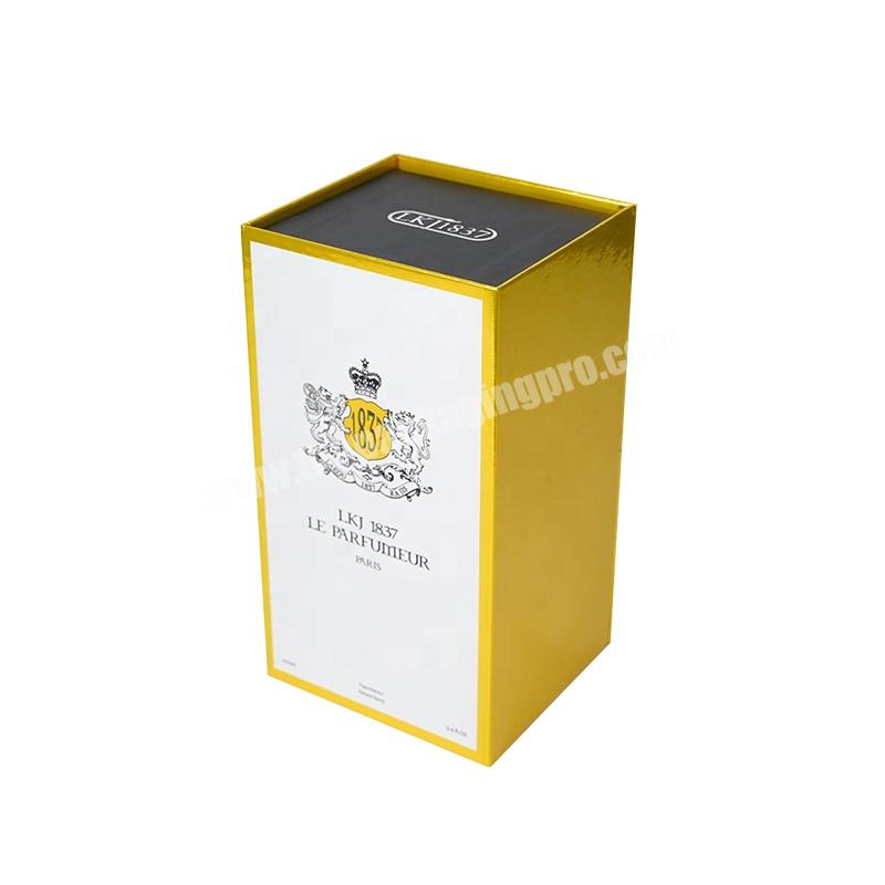 Luxury custom logo cardboard paper folding magnetic perfume gift packaging boxes
