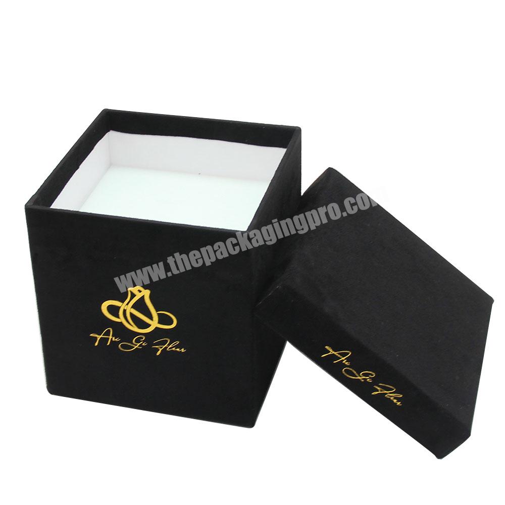 Luxury customized logo square flower chocolate gift packaging box new style packaging suede floral in gift box for fresh flowers