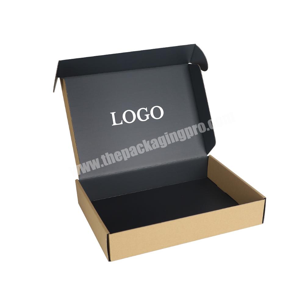 Luxury foldable paper express shoe clothing mailer postal folding corrugated cardboard mailer boxes gift packaging shipping box