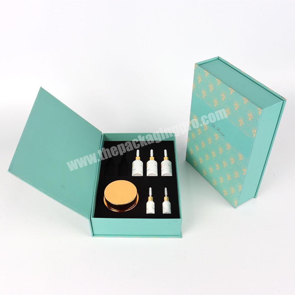 Luxury magnetic closure paper essential oil attar bottle packaging gift box for 10ml bottles paper tube packaging