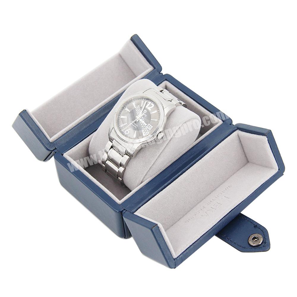 Luxury men watch sets gift box packaging custom logo pu leather winder logo white watch boxes women set smart single watch boxes