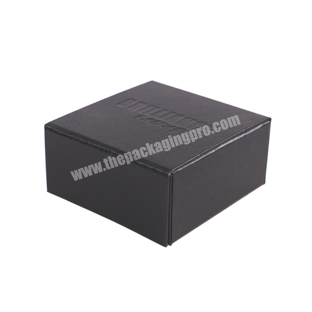 Luxury printed custom designed logo clothing recyclable black transport corrugated shipping mailer box packaging