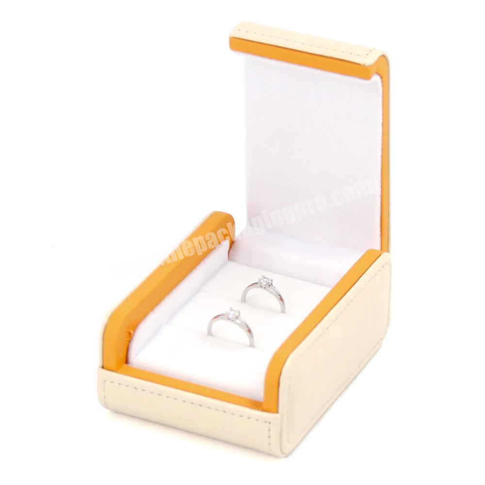 Luxury wedding necklace ring packaging boxes jewelry bracelet jewelry box packaging logo custom leather ring jewelry gift box