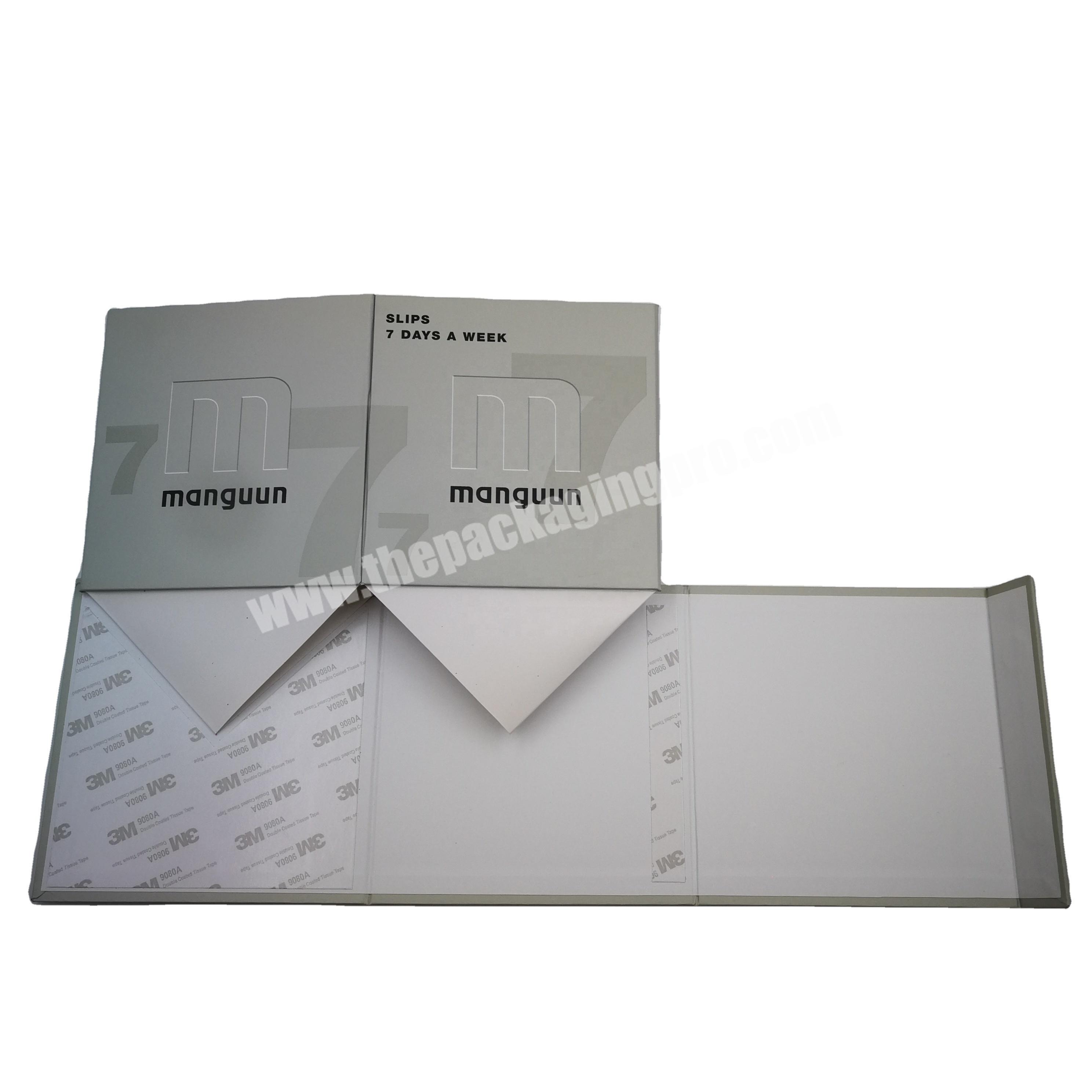 Magnetic foldable box rigid folding box gift packaging boxes for small business