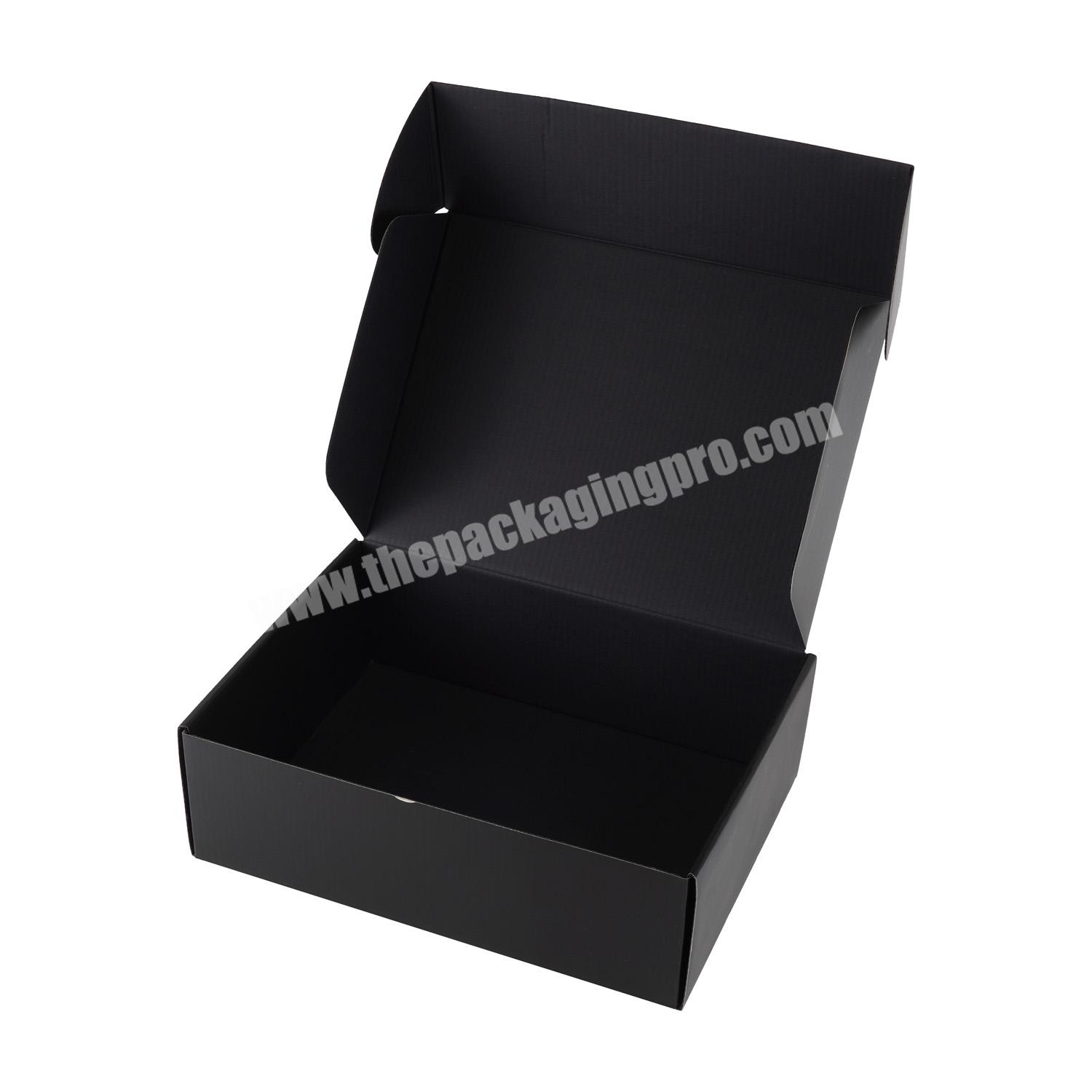 Mailer Box Manufacture Customized Logo Printed Colored Corrugated Durable Apparel Packaging Boxes
