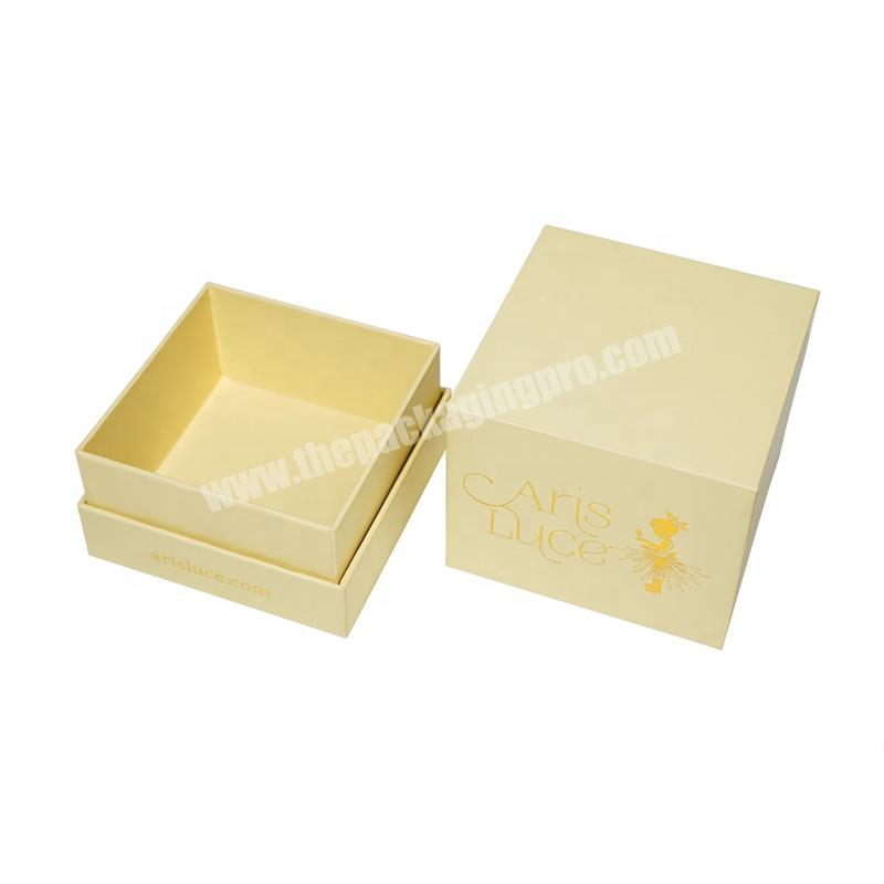 Manufacturer Custom Painting Logo Cardboard Paper Gift Package Box Rigid Gift Lid And Base Box