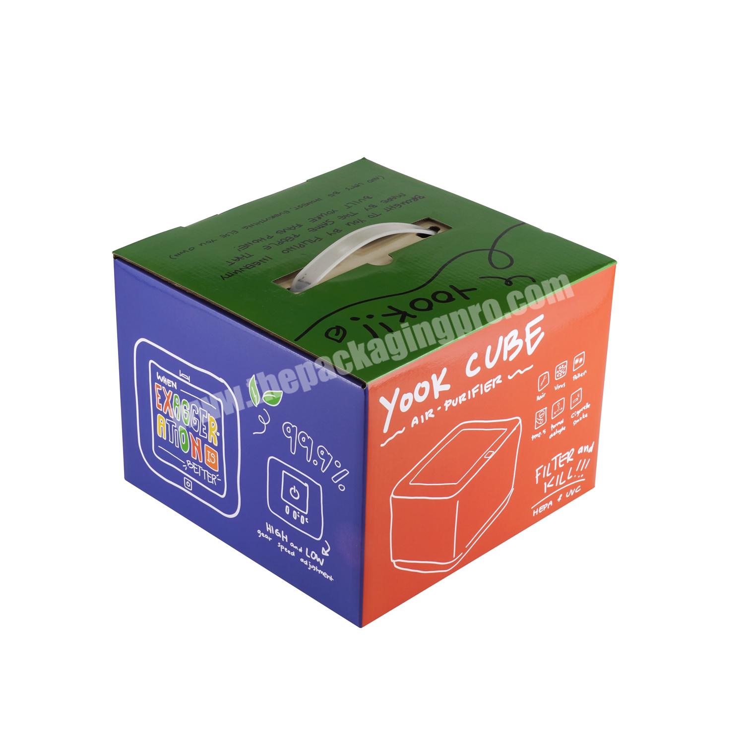 Manufacturing Customized Logo Printed Large Electronic Product Packaging Eco-friendly Paper Corrugated Shipping Box