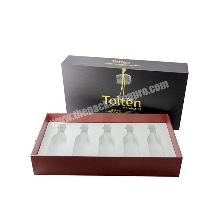 New Design Custom Box Luxury Packaging 2 Layer Book Shape Drawer Rigid Essential Oil Cosmetics Paper Magnetic Gift Boxes