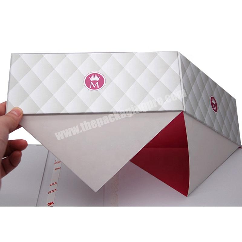 OEMODM Factory Custom Luxury Rigid Paper Box Package Magnetic Folding Gift Box With Logo