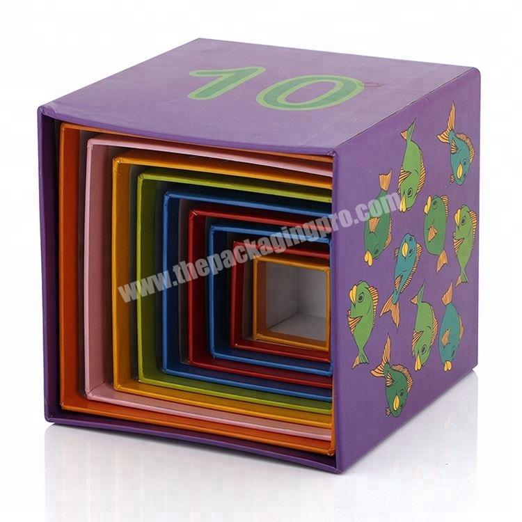 Personalized Handmade educational toy stacking block