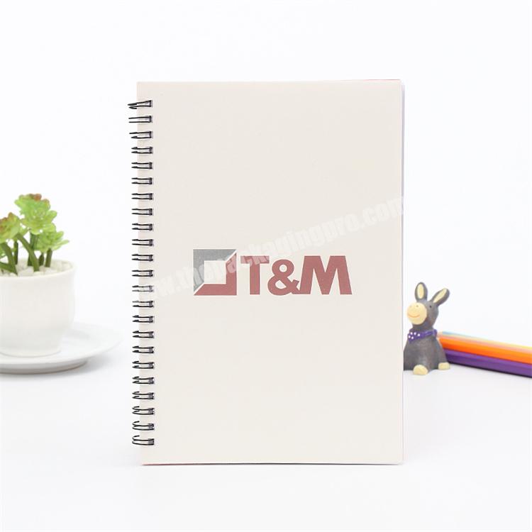 Popular Spiral Binding Writing Notebooks Custom Logo School Office Business Note Book for Gift