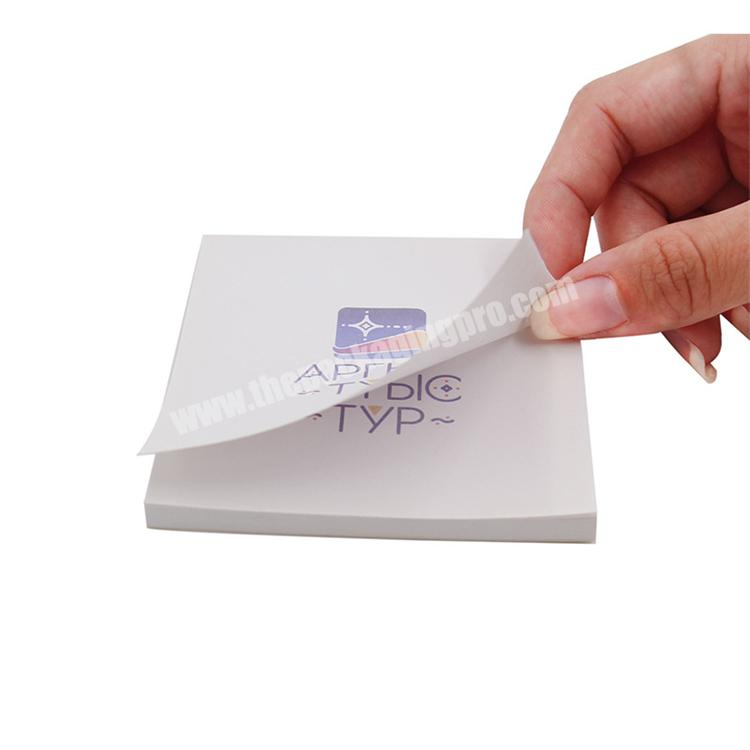 Promotion 3*3 Custom Note Stationary Sticky Notes Adhesive Memo Pad with Printing Company Logo