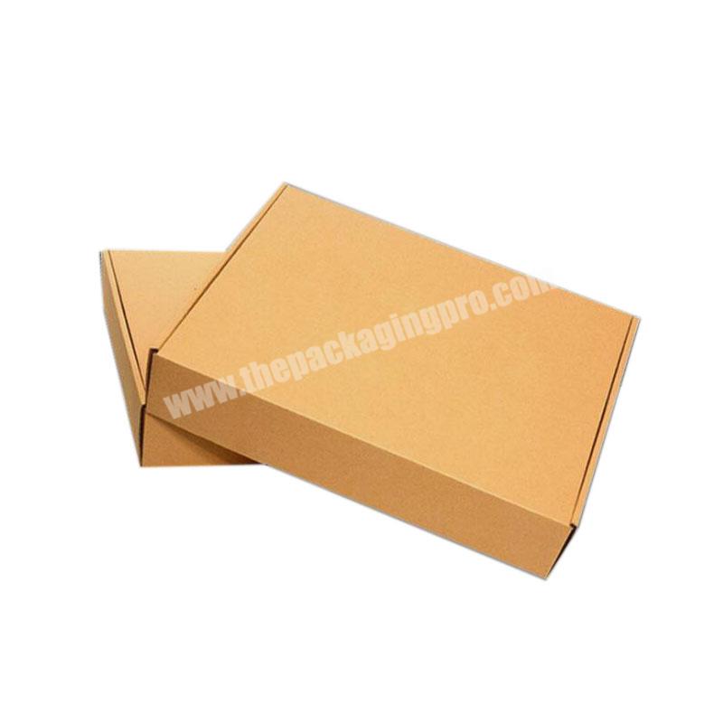 Promotion in stock eco friendly biodegradable craft mailer clothing  packaging  box for shipping