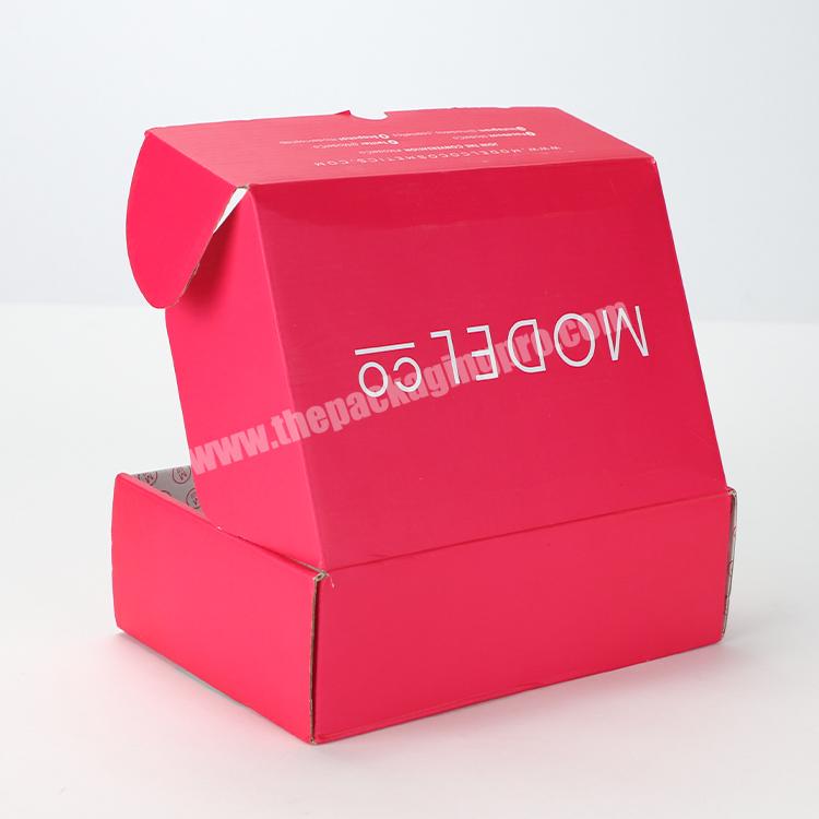 Recyclable Corrugated Mailer Box Custom Printing Logo Cardboard Folding Box for Shipping