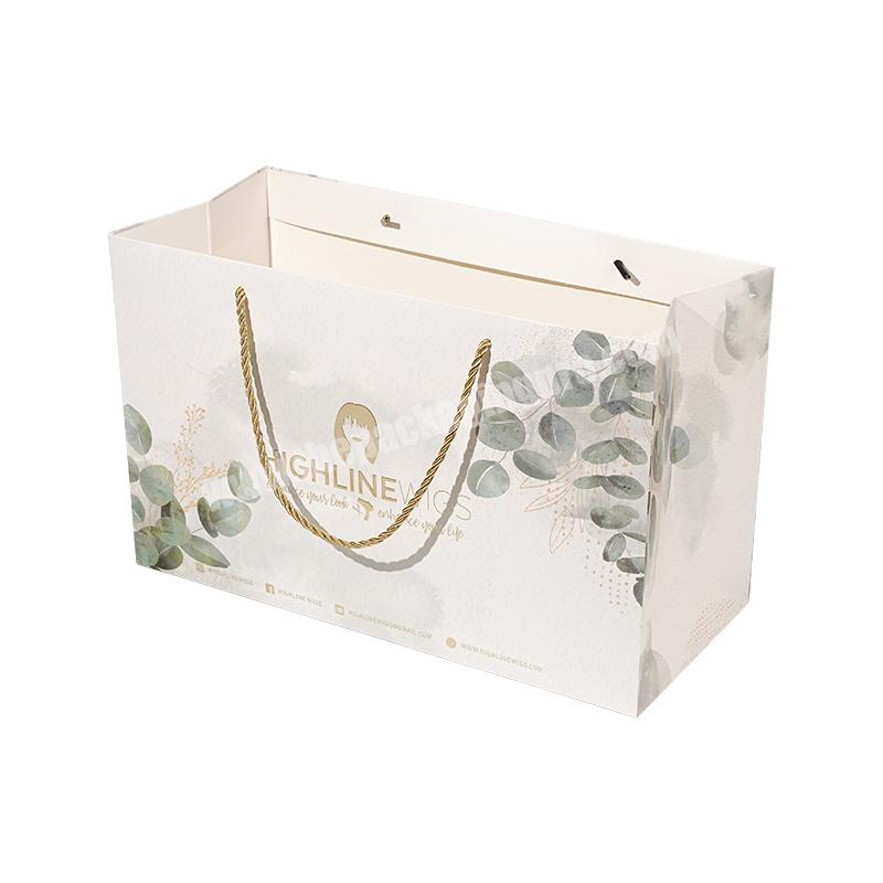 Recyclable Kraft Paper Bag With Own Logo Custom Paper Bag With Handle for Shopping