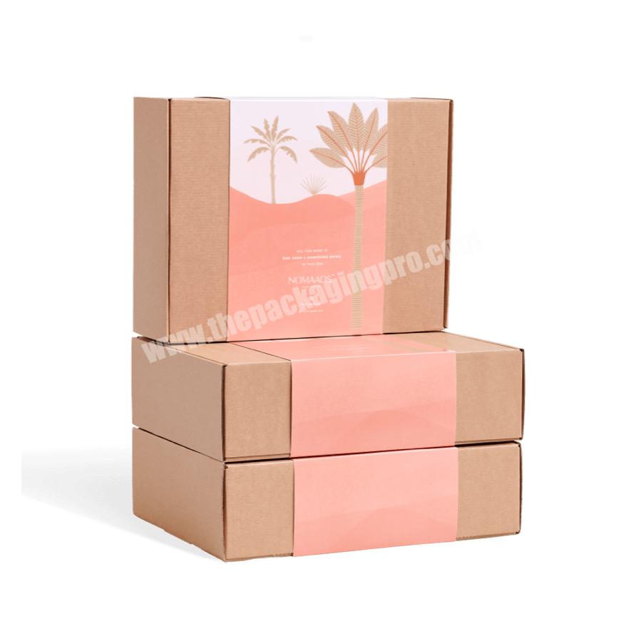 Recycled Colorful Unique Folding Mailing Box For Packing Gift Custom Logo Packaging Box Shipping Box